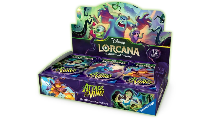 Disney Lorcana: Attack of the Vine! Booster Display